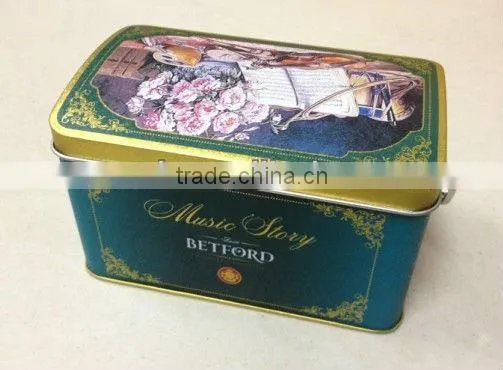 Christmas Metal Music Tin, Music Box