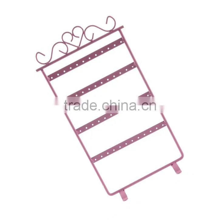 48 Hole Display Rack Metal Pierced Stand Earring Holder