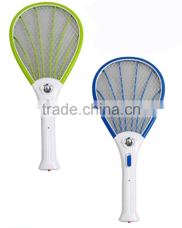 ZHOUYU unique design efficient electronic mosquito swatter with light