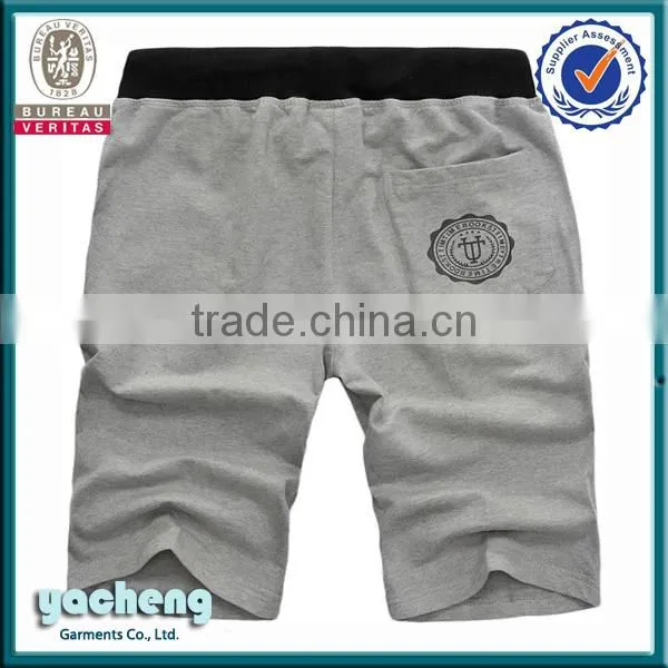 high quality sport shorts man palazzo pants 100% cotton track pants mens sports short track pants