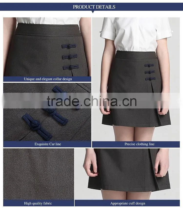 School girl skirt dress solid color all-match new design custom made