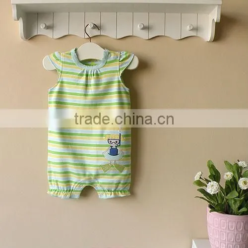 mom and bab 2013 baby romper 100% cotton sunsuit summer