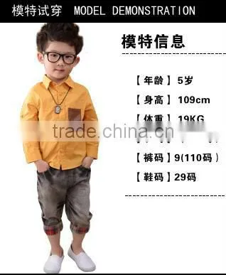 2-7Y Fashion Children Pants for boys with high quality of jeans