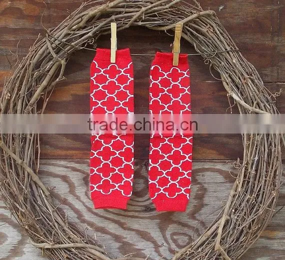 New design girls knitting leg warmers for kids