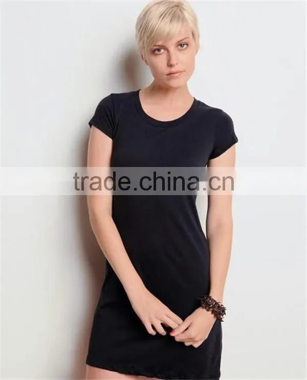 European fashion lady casual t shirt dress