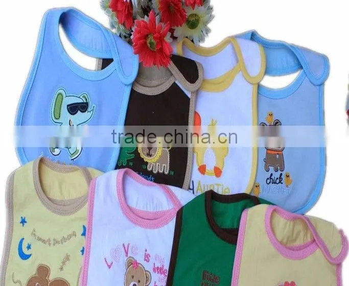 new design cotton baby bibs with waterproof