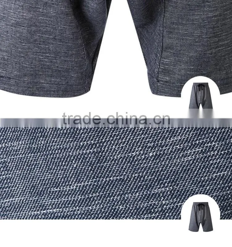 OEM High quality 100% cotton drawstring shorts custom men short pants in guangzhou