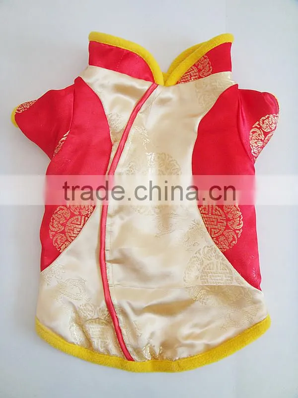 factory sale Chinese style design dog costume