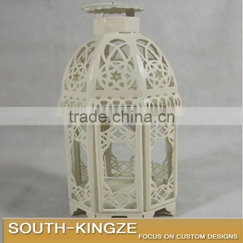 Colorful/Transparent Glass Metal Candelabrum