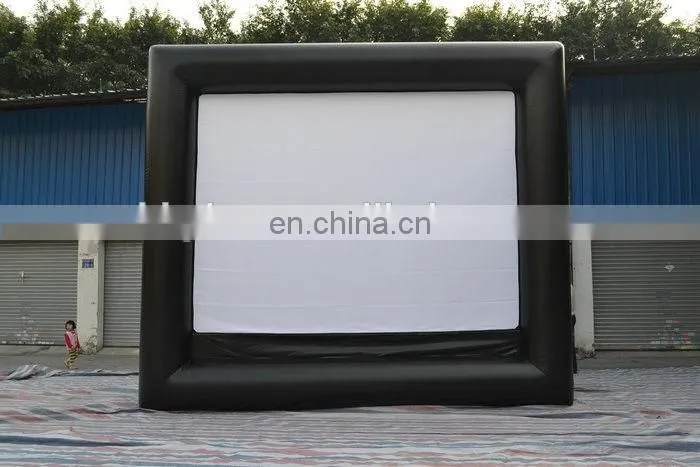 5*4m inflatable movie screen for projector/large 3d projector screen for sale