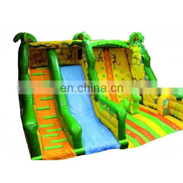 Inflatable Jungle Trek With Climbing Wall