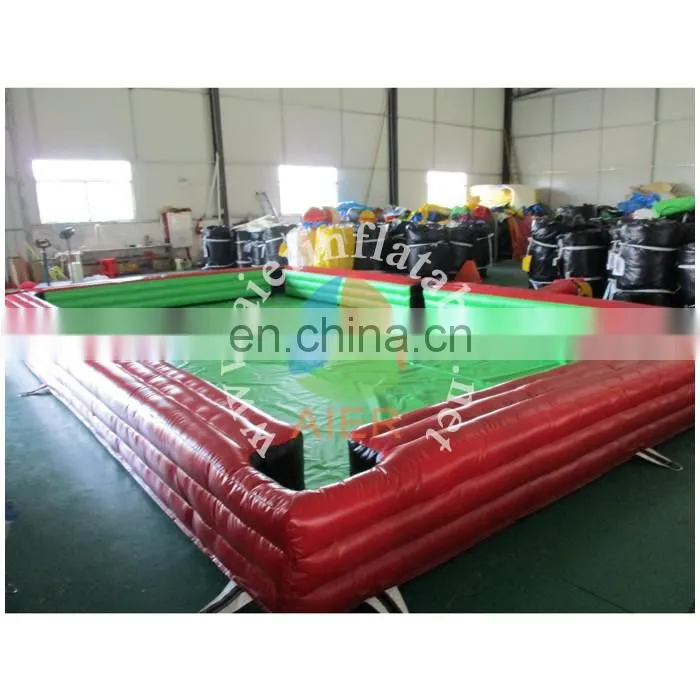 2017 New inflatable Foot Snooker Game/inflatbale footb billard game/inflatable Foot Pool Snooker