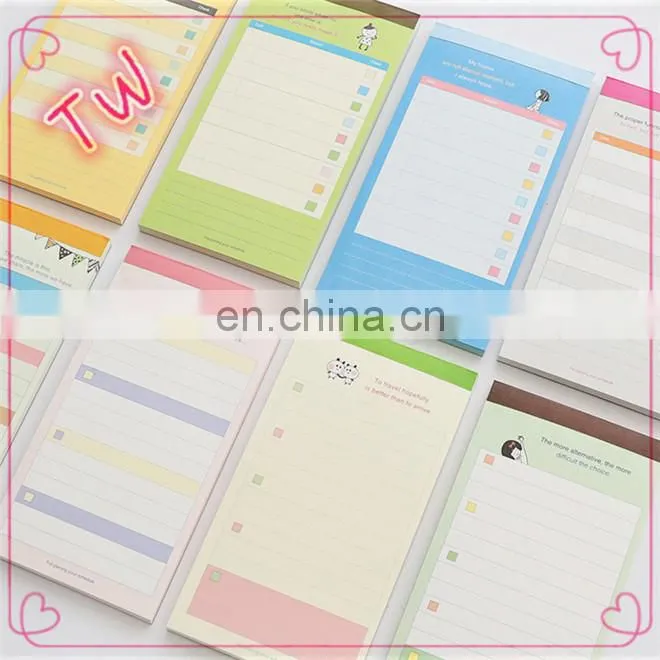 New arrival guangzhou advertisement stationery Promotional Eco friendly paper Writing letter shape sticky note cube for student