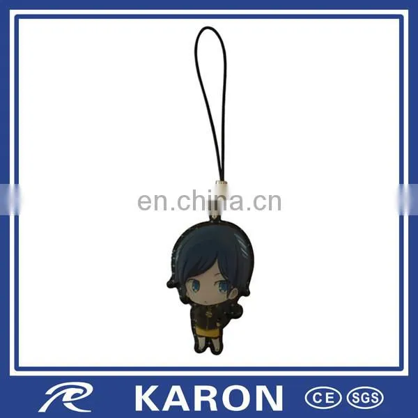 cheap personalized printed brass keychain with epoxy dome