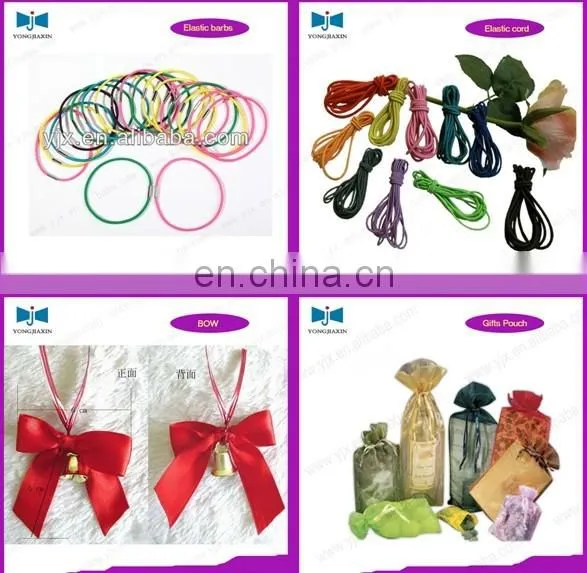 pre-made elastic bow knot for decoration