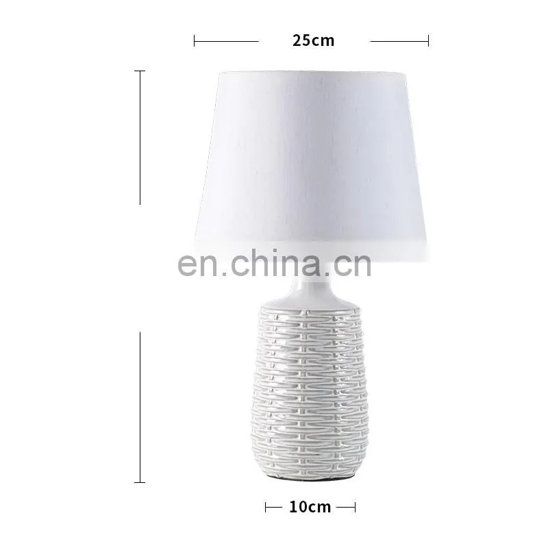 modern creative nordic desk lamp and ceramic meterial table lamp with CE and RoHS