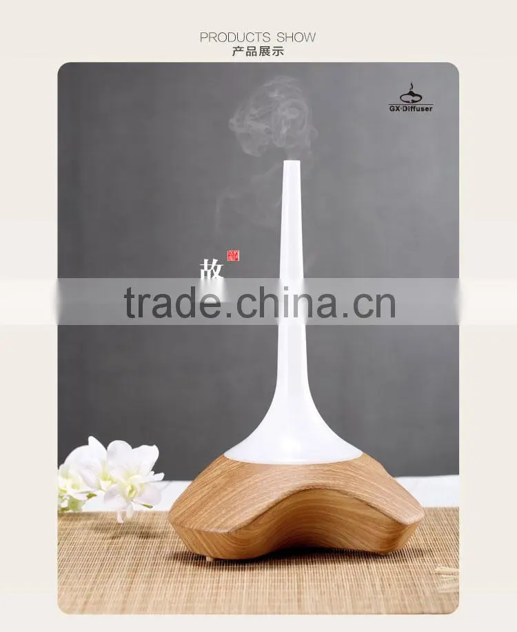 GX Diffuser GX-09K Healthy Essential Oil Blends Air Cool Mist Wood Grain 220ml Aroma Diffuser