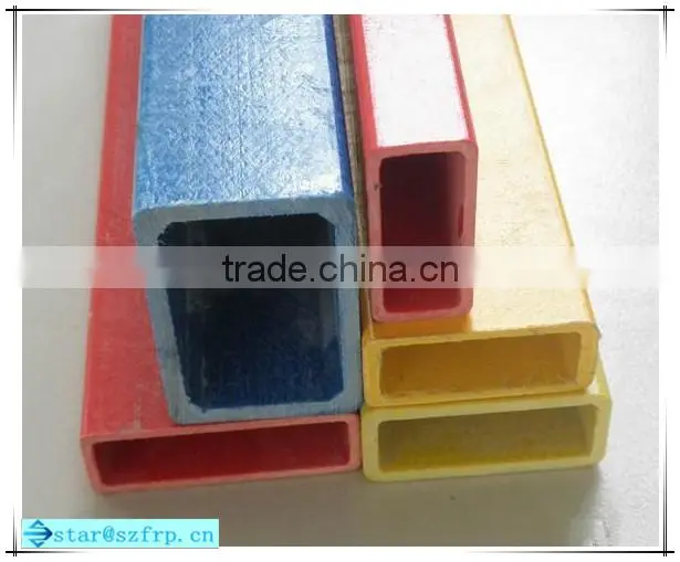 FRP fiberglass flame retardant square tube