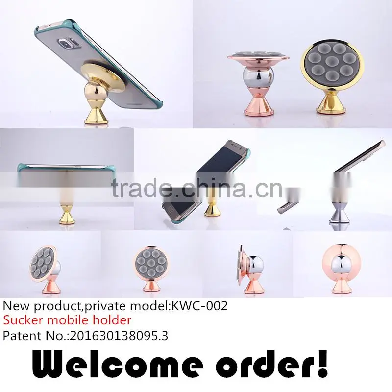 Kongst new sucking mobile bracket ,mobile holder car holder with suction free sample