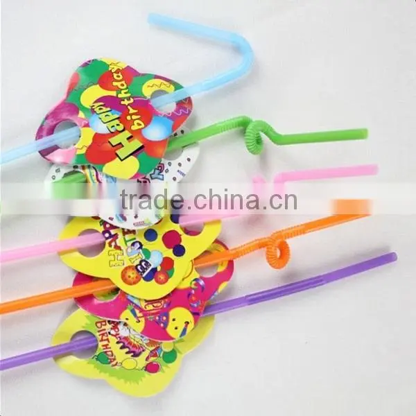 Hard Plastic Crazy Drinking Straws SC001