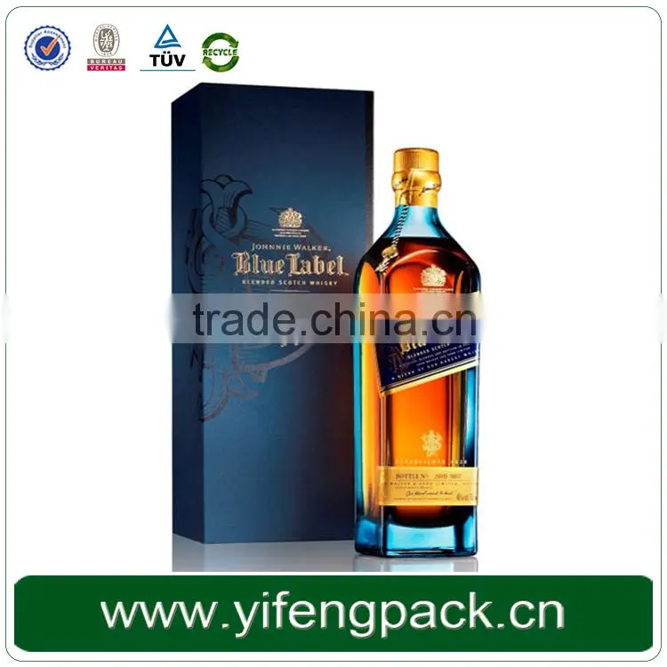 fashionable PU leather wine box for men