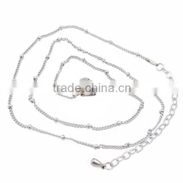 fashion necklaces 2014 stainless steel silver snake chain necklace