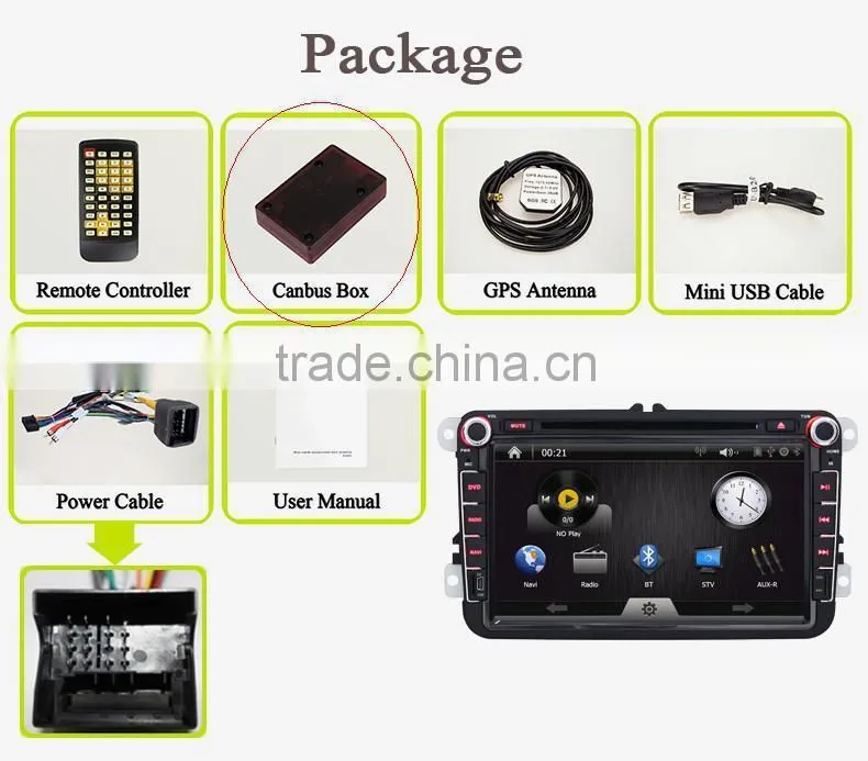 Car Factory Mini Auto Dual Channel CANBUS Box for Volkswagen SEAT LEAN CANBUS Kit CANBUS connection