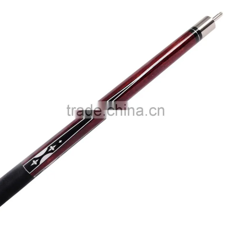 CUESOUL 1/2 Pool Cue with Maple Shaft,Quick Release,Stainless Steel,Rubber Wrap