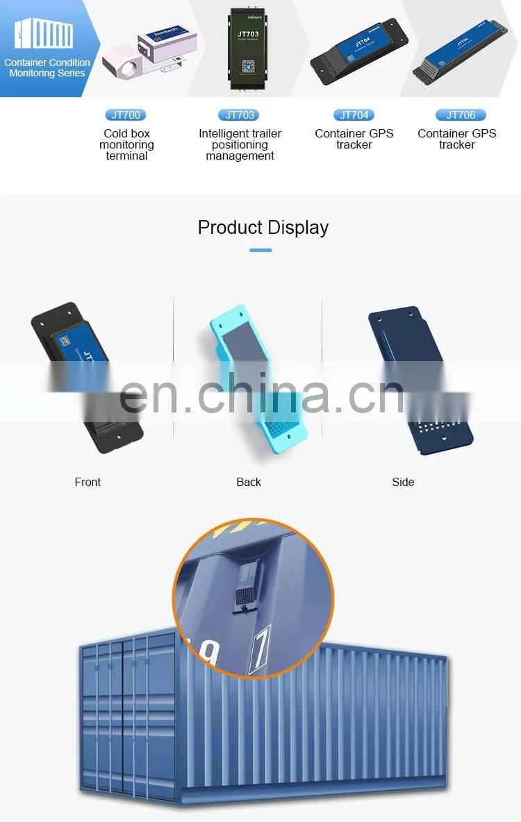 Waterproof container tracker intelligent GPS GSM container tracker for marine container