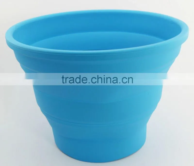 Muti-Functional Food Grade silicone bucket foldable