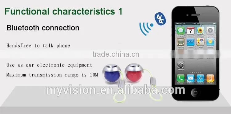 2015 Best quality wireless lamp speaker with mp3 for bicycle