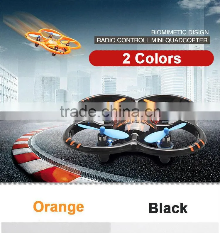 2014 new product micro quad copter U207 2.4G 6-axis the smallest rc quadcopter mini drone