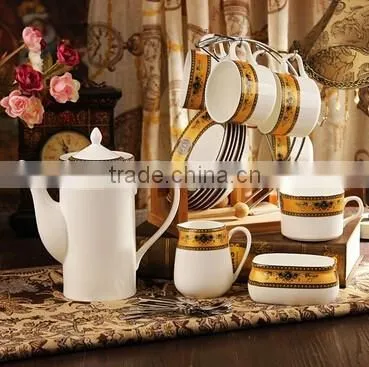 porcelain coffee set
