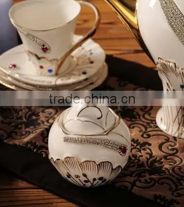 Moroccan Fine Porcelain Coffee Set Tea Set