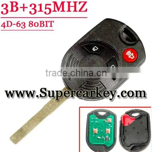 Good quality 3 Button Remote Head Key for Ford Focus Escape 2012+