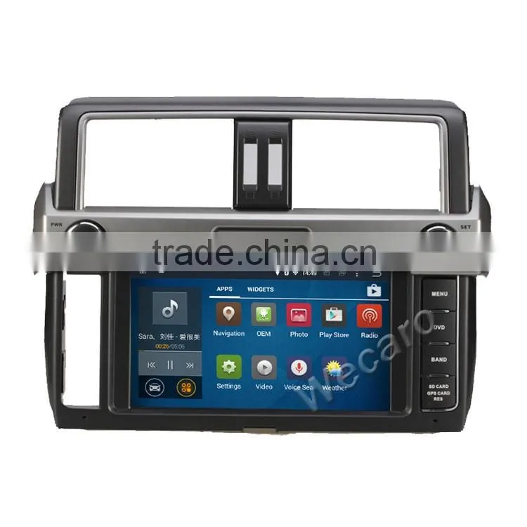 Wecaro WC-TP9007 android 5.1.1 car dvd player toyota prado 2014 2015 2016 car gps navigation system multimedia radio audio
