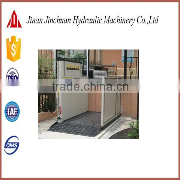 reliable and high-grade disabled wheelchair lift with no obstacle