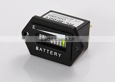 LED Battery Discharge Indicator Charge Indicator Meter 12&24V,36V,48V,72V China Factory