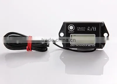 Digital Inductive Waterproof Tiny Tach Hour Meter Tachometer Used For Motocross Dirt Bike Boat Marine Generator