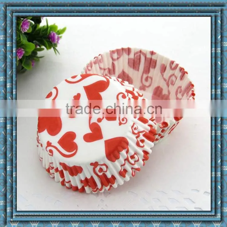 4.5" standard valentine's day cupcake liner