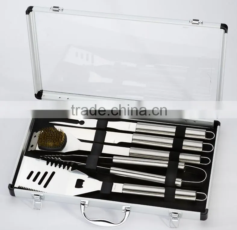 yangjiang factory manufacture hot selling stainless steel tool set for bbq