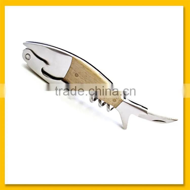 Fish shape wine opener