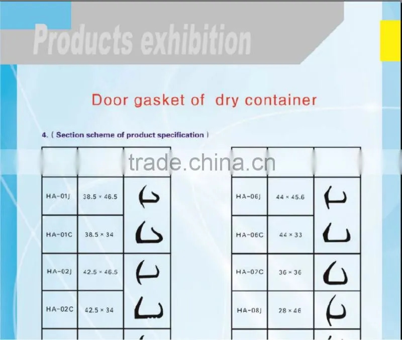 Door Gasket of Container