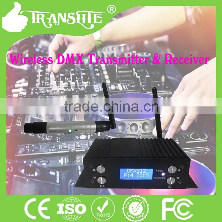 400M Communication distance stage light controller 2.4G DMX512 wireless receiver/transmitter