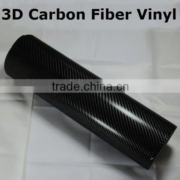 Economic bubble free 3d carbon fiber vinyl film