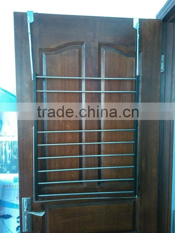 Garments Importers In Europe Folding Stainless Steel Overdoor Hanger For Towel