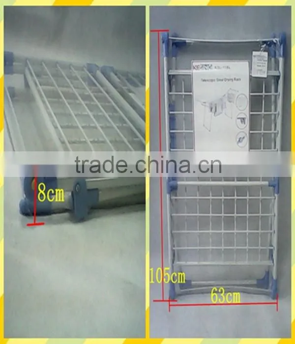 Plastics Baby Clothes Folding Metal Clothes Drying Rack