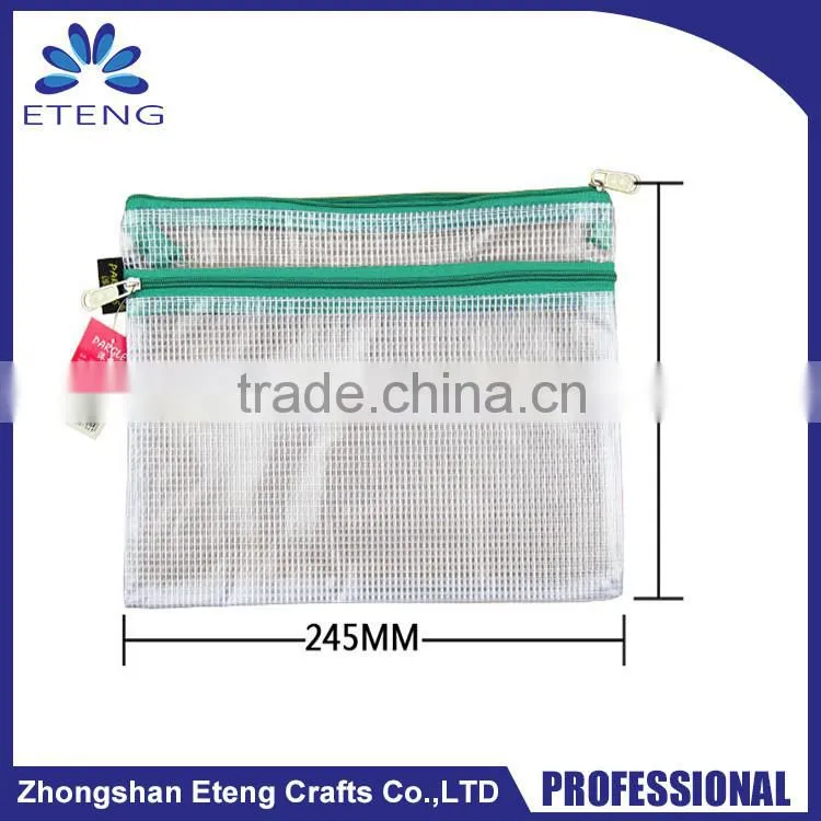 Round clear pvc bag with zipper,custom tranparent pvc gift bag