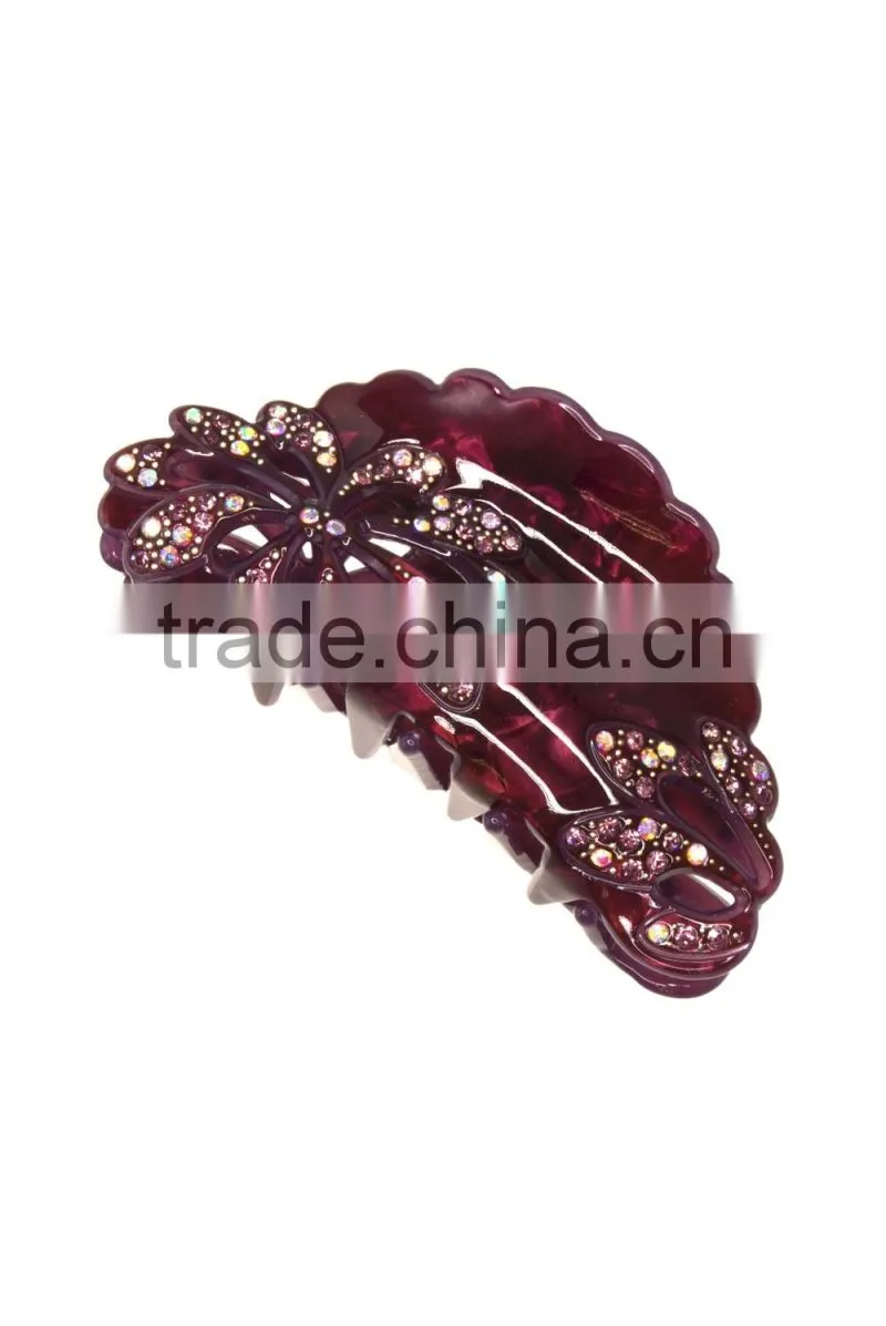 Fancy Rhinestone hair claw clip