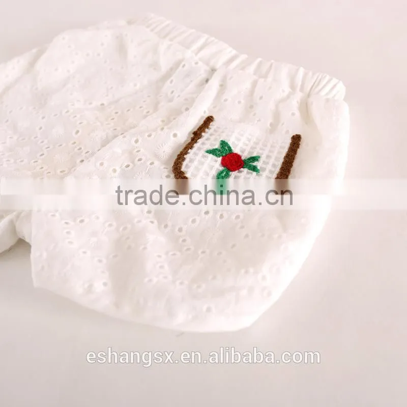 Little babies fashion white lace pants